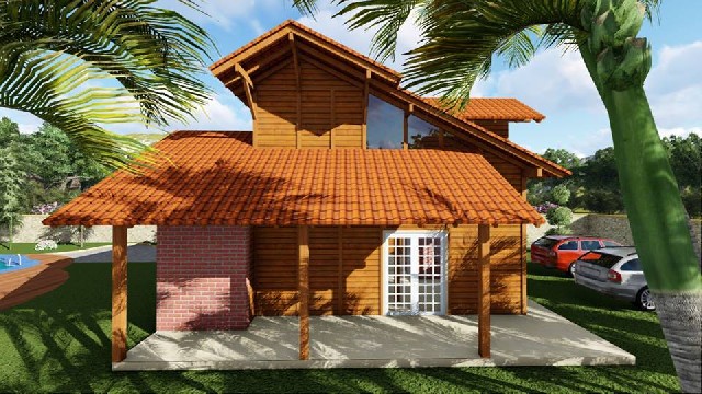 Foto 1 - Minha casa pre fabricada de madeira ecológica