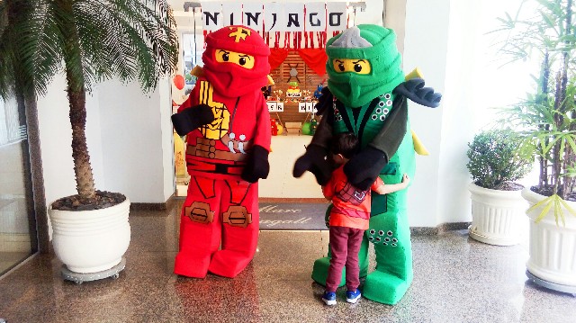 Foto 1 - Ninja go cover animao festas personagens vivos