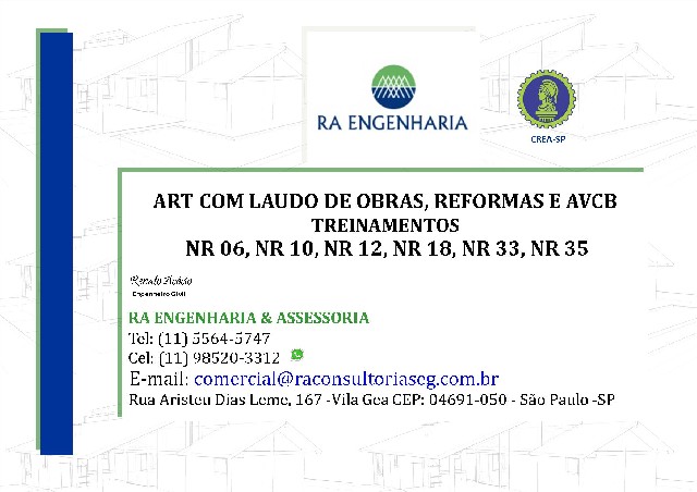 Art de obras apartamentos - zona sul de sp