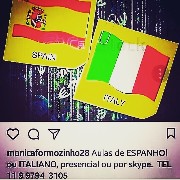 Aulas de espanhol ou italiano presencial ou skype